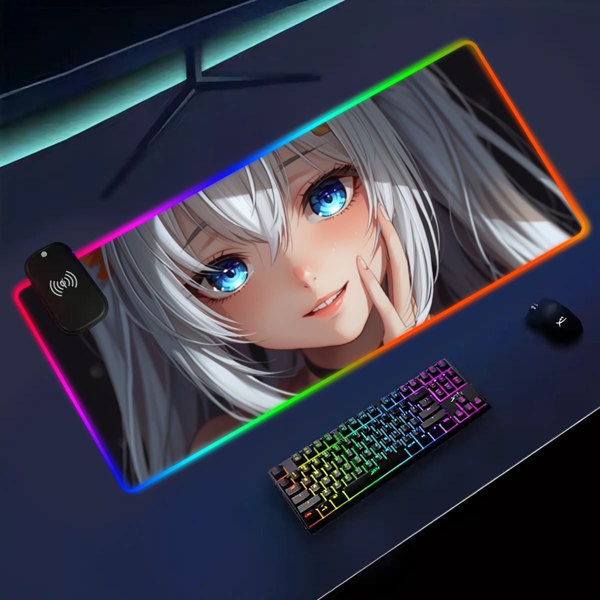 Bella Wireless Charging RGB Mouse Pad (9:4)