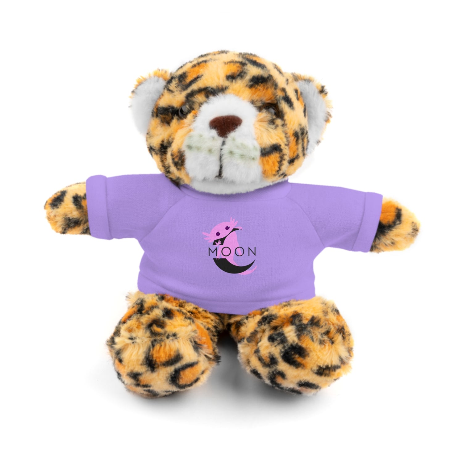 Plush Bear with 'Moon' Tee - Soft Brown Teddy Gift for Kids & Baby Showers