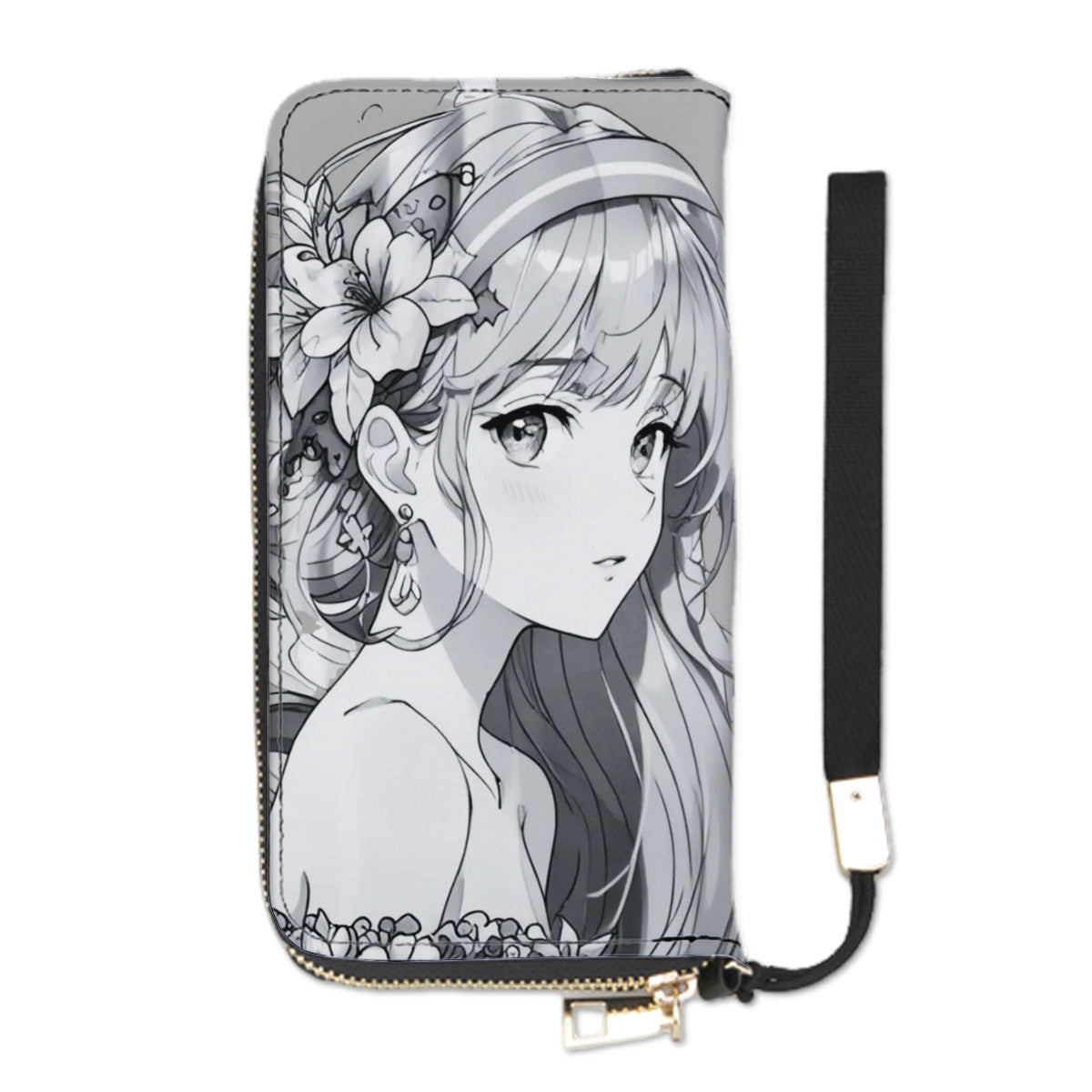 Bella Moon PU Clutch Wallet with Zipper