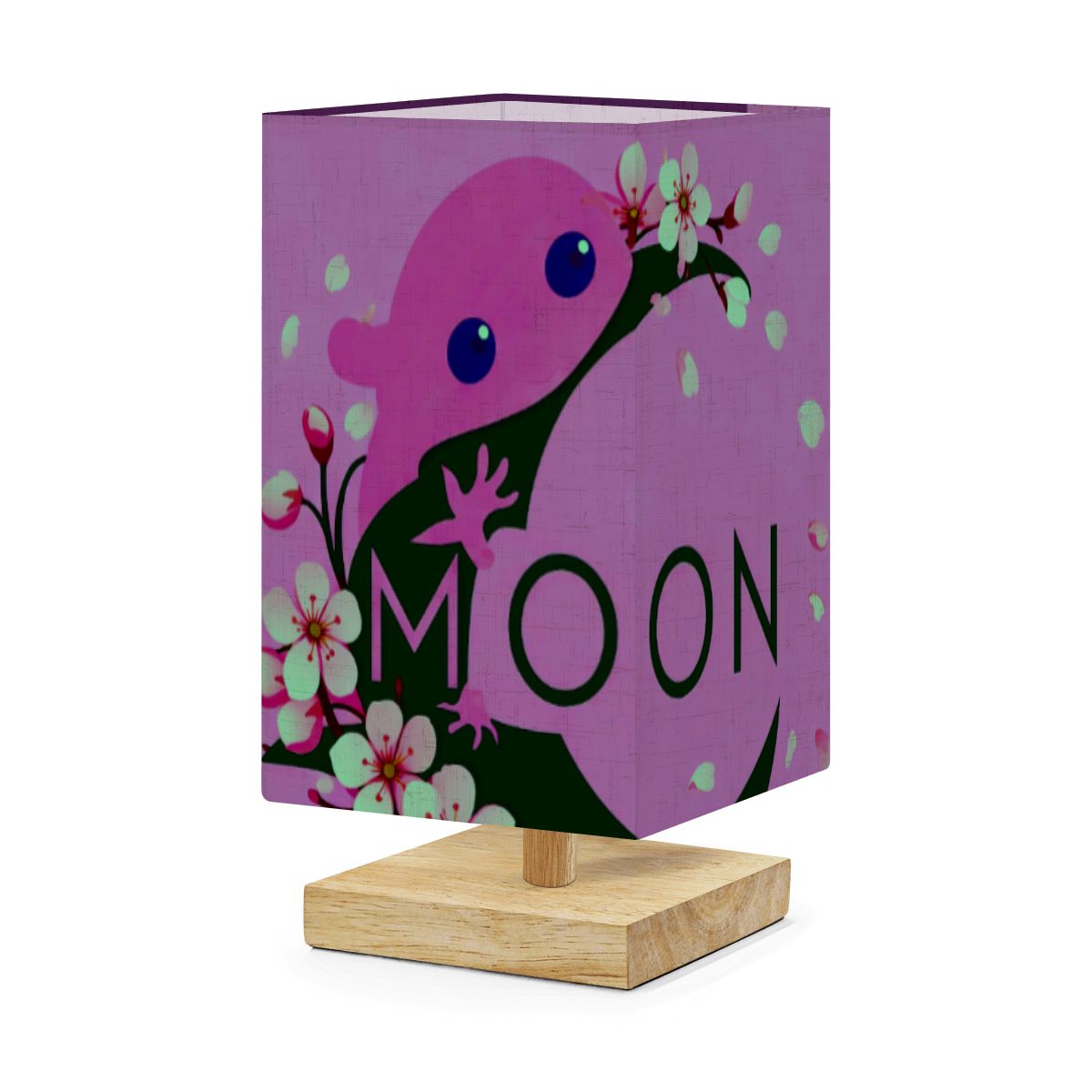 Ax Moon Cherry Blossom Square Table Lamp