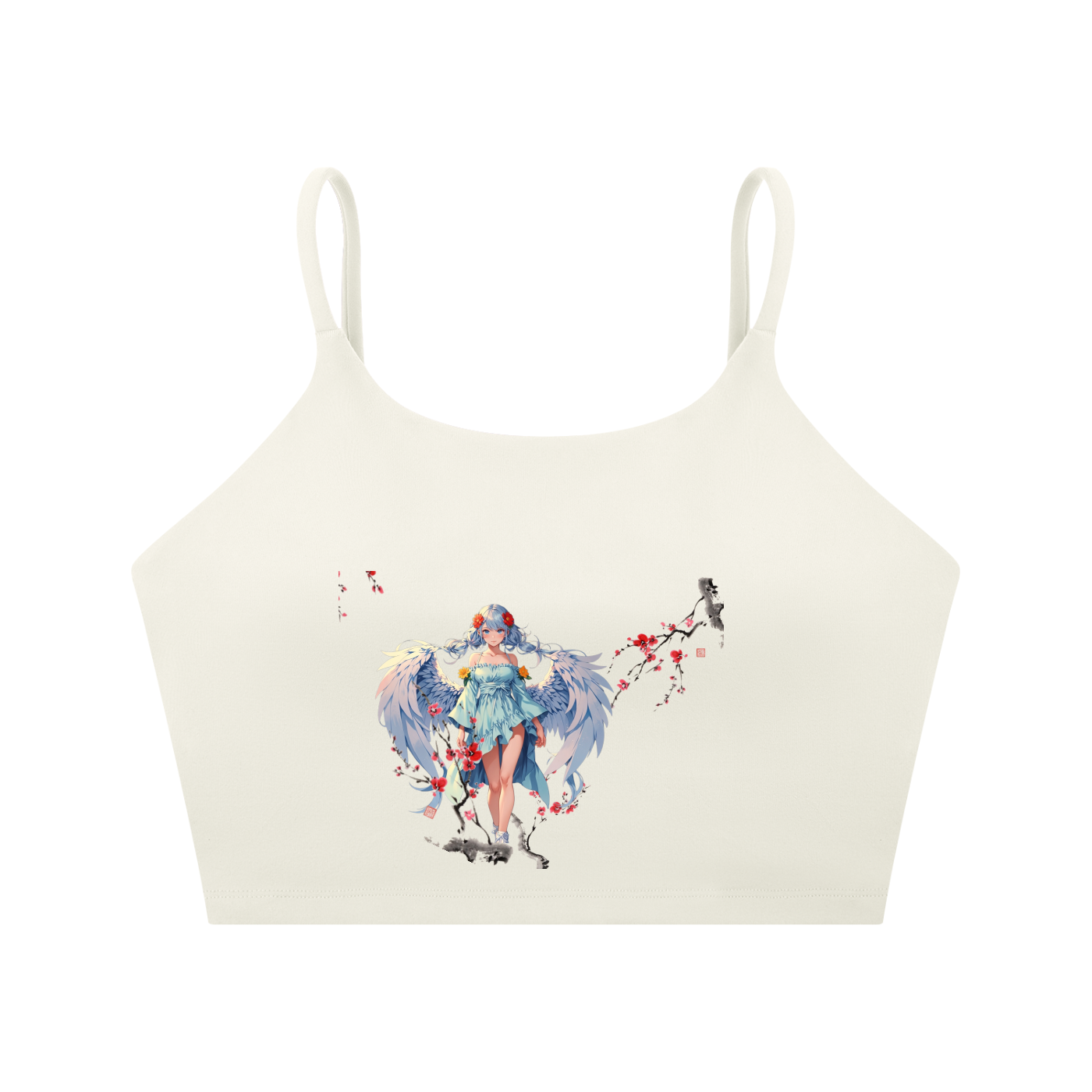 Spaghetti Strap Yoga Sports Bra