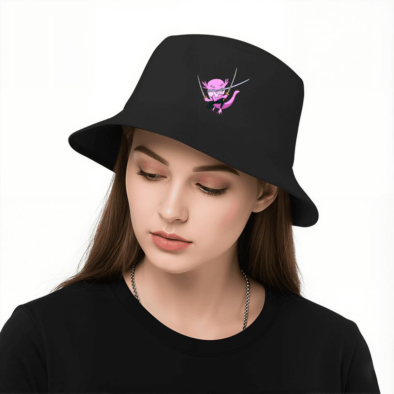 Ax Moon Sword Adult Double-Layer Bucket Hat (Made in USA)