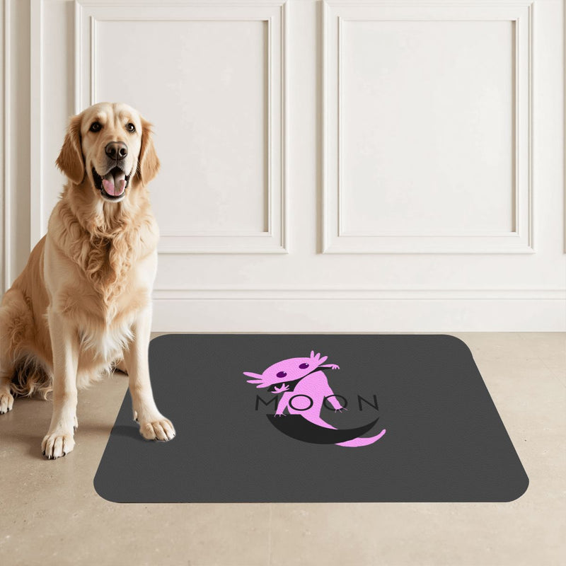 Ax Moon PU Leather Dog Food Mat