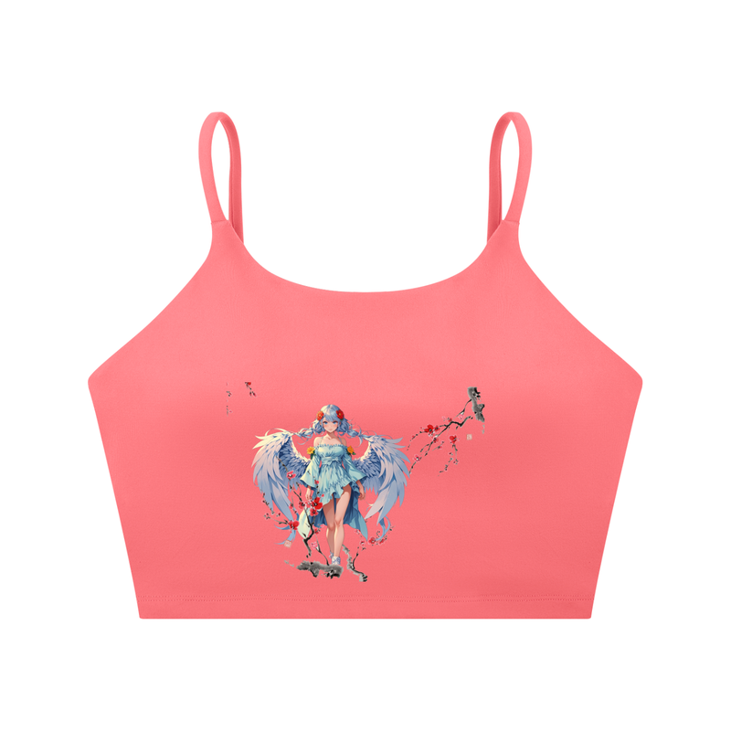 Spaghetti Strap Yoga Sports Bra
