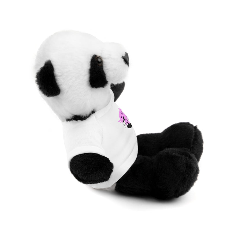 Plush Bear with 'Moon' Tee - Soft Brown Teddy Gift for Kids & Baby Showers