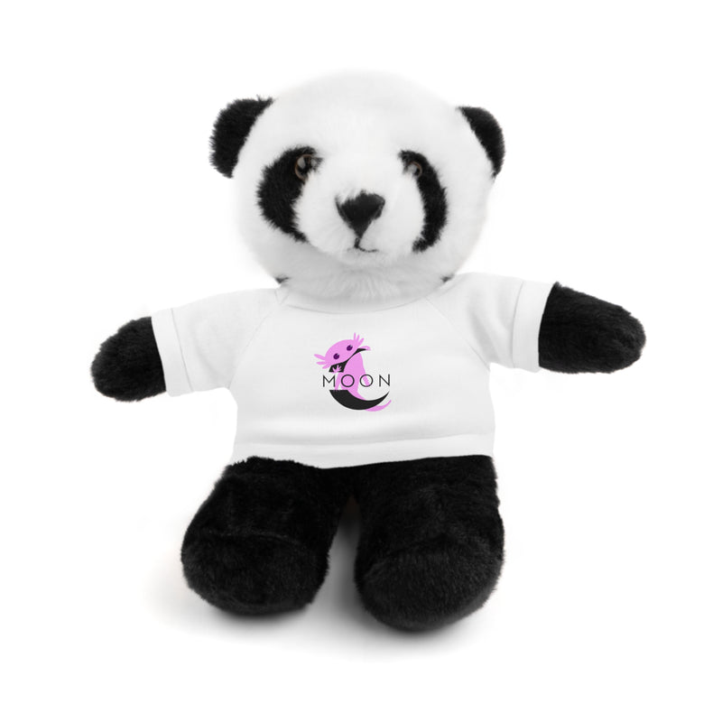Plush Bear with 'Moon' Tee - Soft Brown Teddy Gift for Kids & Baby Showers