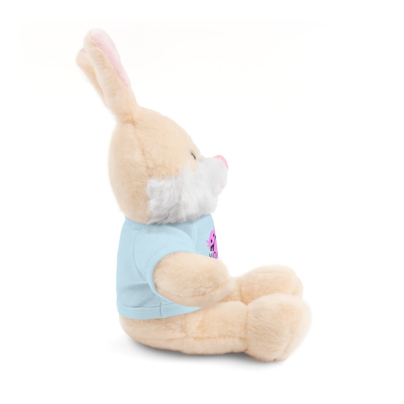 Plush Bear with 'Moon' Tee - Soft Brown Teddy Gift for Kids & Baby Showers