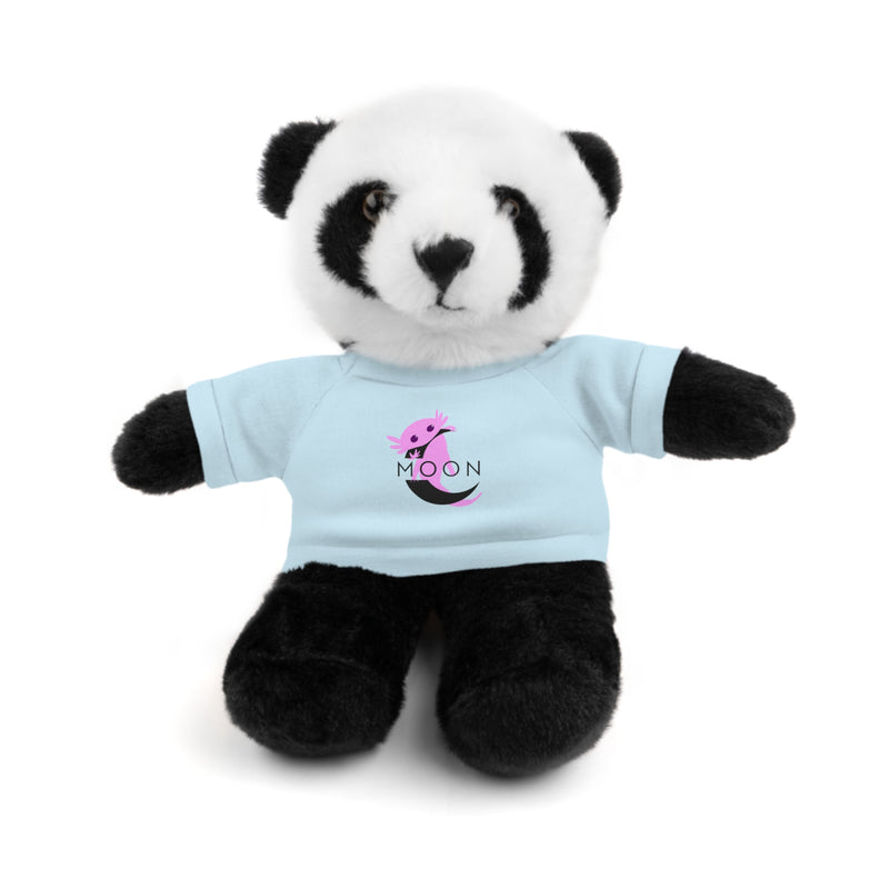 Plush Bear with 'Moon' Tee - Soft Brown Teddy Gift for Kids & Baby Showers