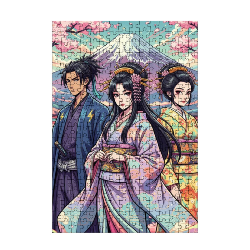 Japanese Wooden Jigsaw Puzzles 300 pcs (Vertical)