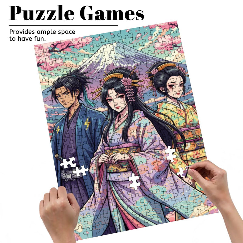 Japanese Wooden Jigsaw Puzzles 300 pcs (Vertical)