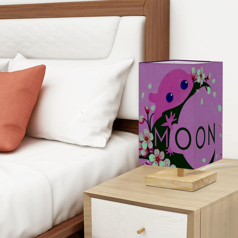 Ax Moon Cherry Blossom Square Table Lamp