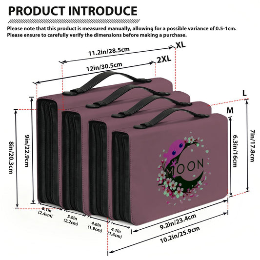 Ax Moon Cherry Blossom PU Leather Bible Cover