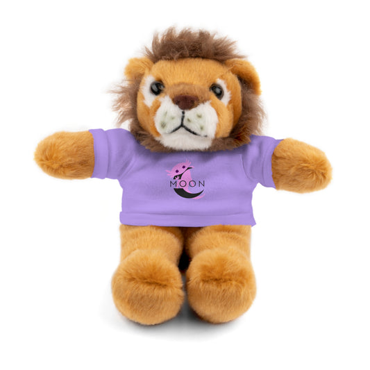 Plush Bear with 'Moon' Tee - Soft Brown Teddy Gift for Kids & Baby Showers