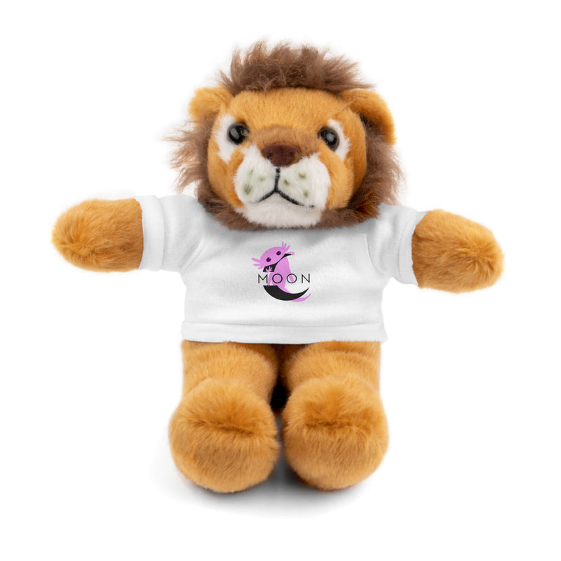 Plush Bear with 'Moon' Tee - Soft Brown Teddy Gift for Kids & Baby Showers