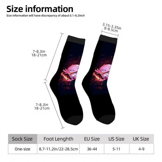 Ax Moon Flare Color Contrast Crew Socks (Made in USA)