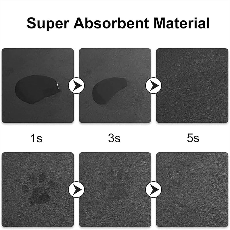 Ax Moon PU Leather Dog Food Mat