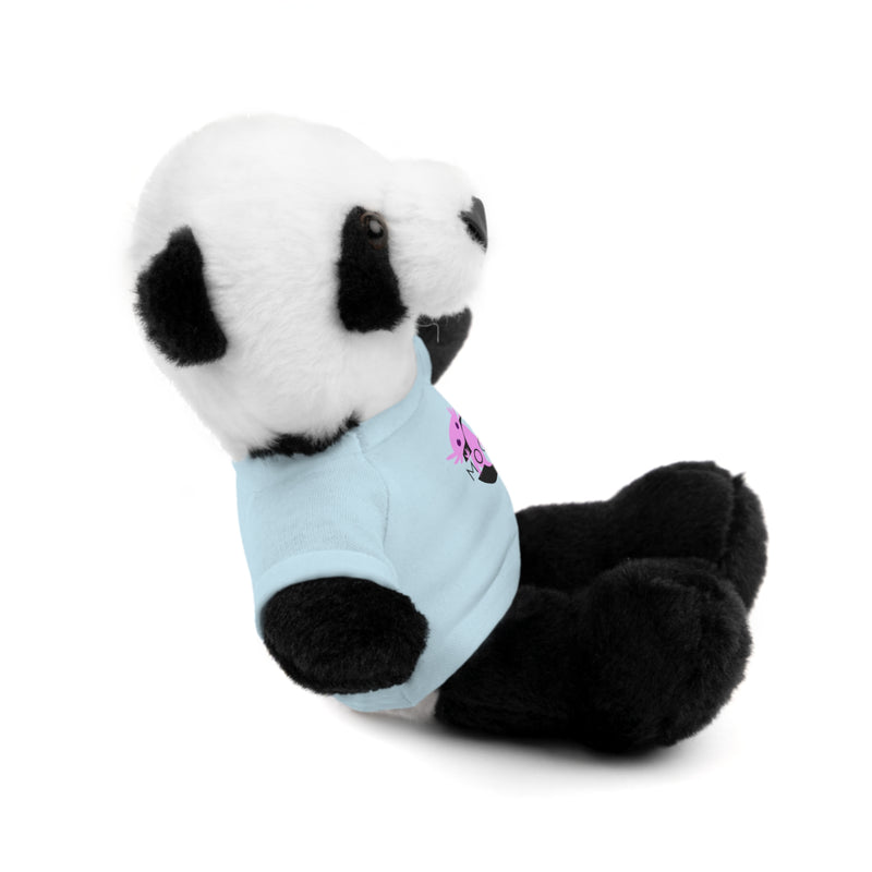 Plush Bear with 'Moon' Tee - Soft Brown Teddy Gift for Kids & Baby Showers