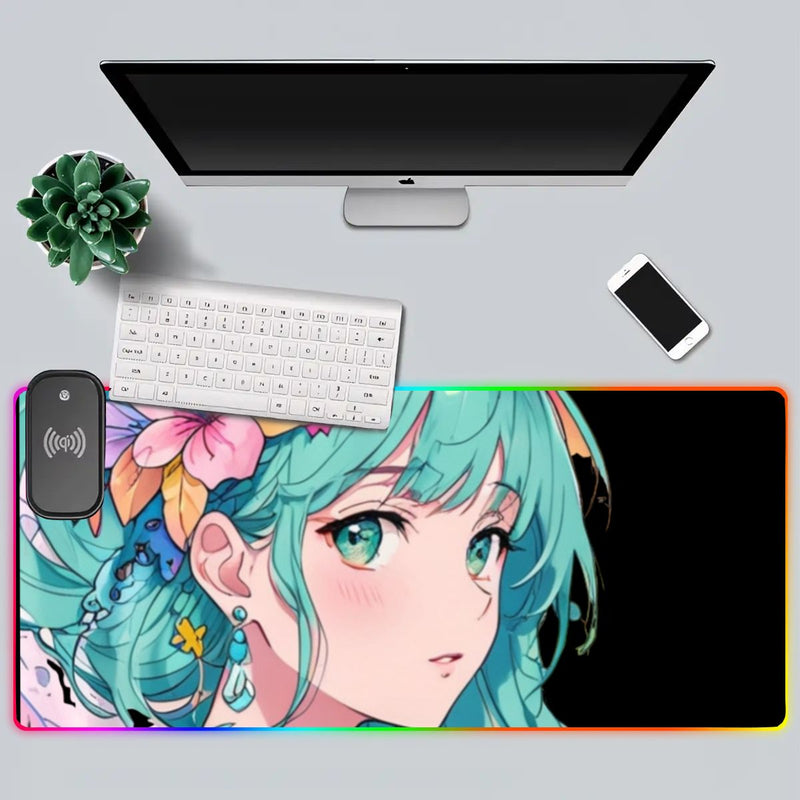 Moonlight Wireless Charging RGB Mouse Pad (9:4)