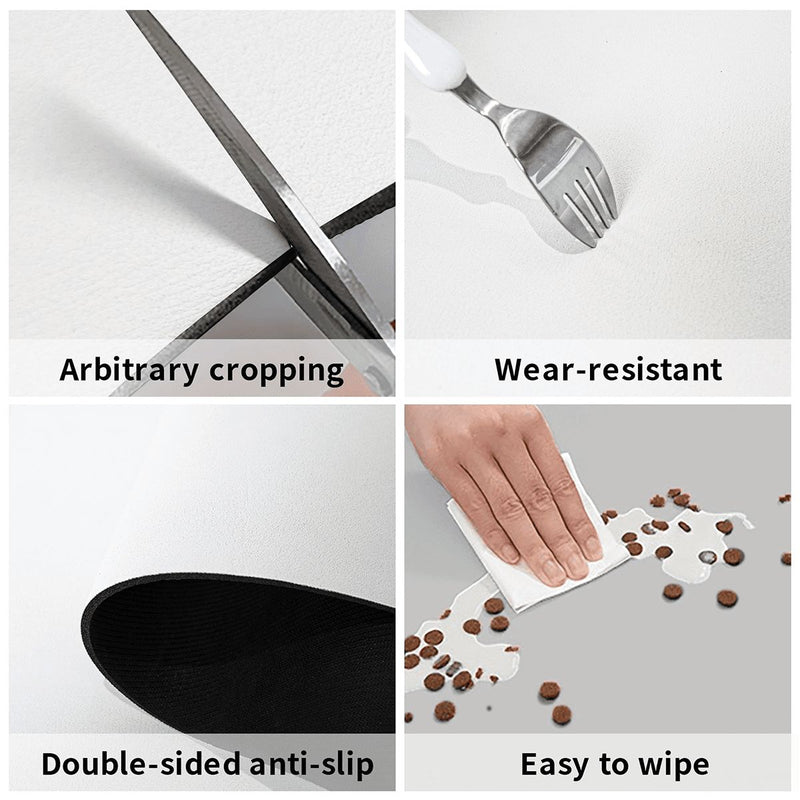 Ax Moon PU Leather Dog Food Mat