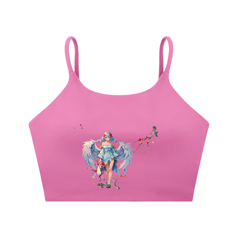 Spaghetti Strap Yoga Sports Bra