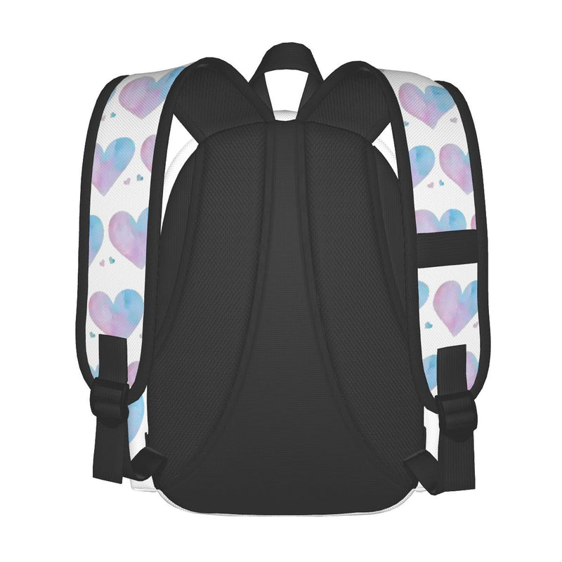Axolotl Moon Large Capacity Oxford Backpack with Cloth Side Pockets