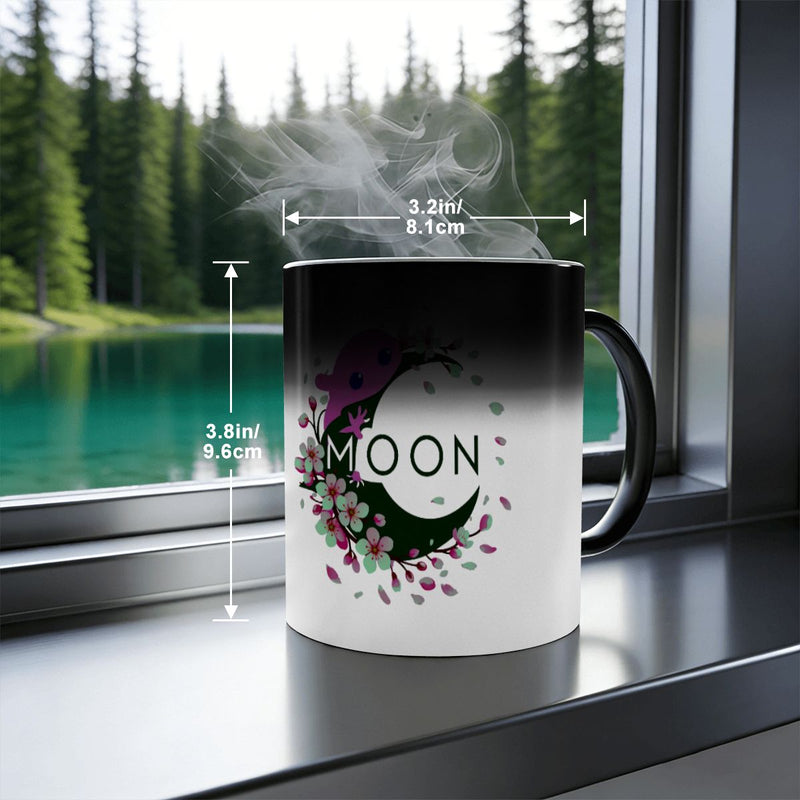 Ax Moon Blossom Color Changing Mug (11oz) (Made in USA)