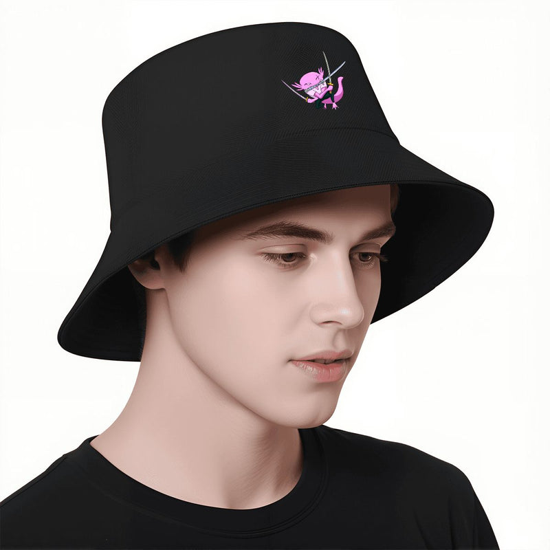 Ax Moon Sword Adult Double-Layer Bucket Hat (Made in USA)
