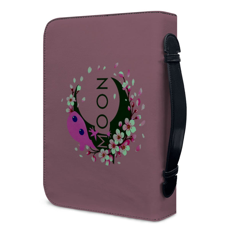 Ax Moon Cherry Blossom PU Leather Bible Cover