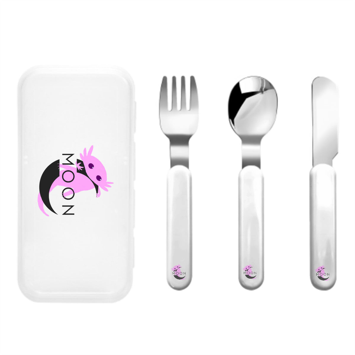 Moon Kids Cutlery Set Straight Handle