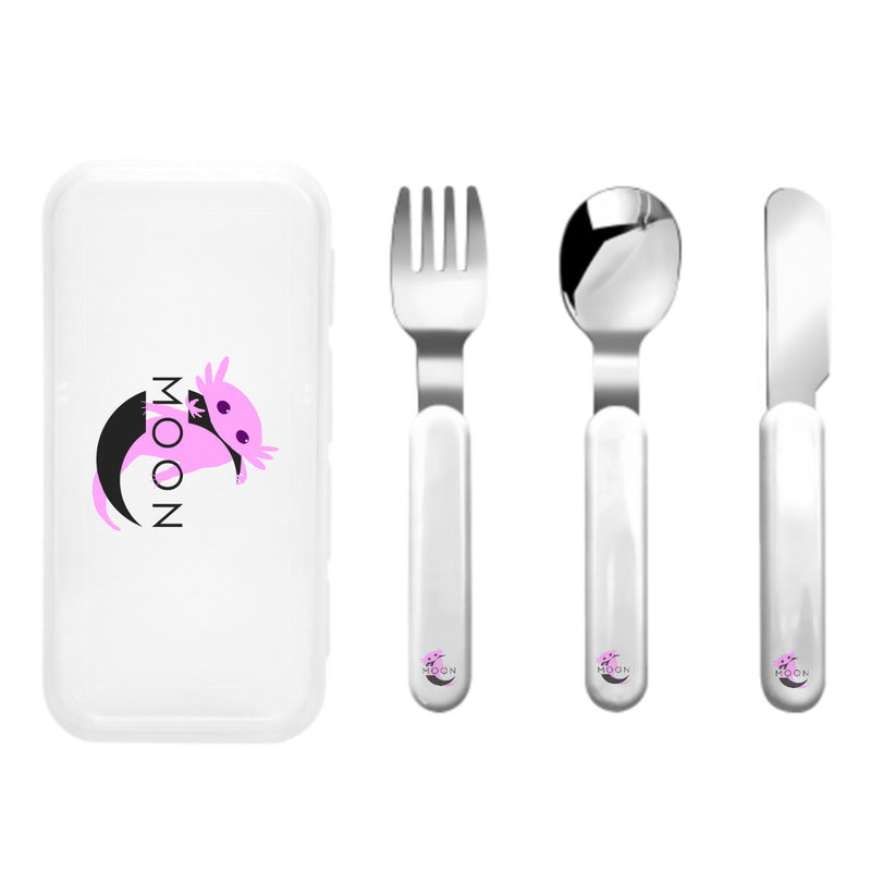 Moon Kids Cutlery Set Straight Handle