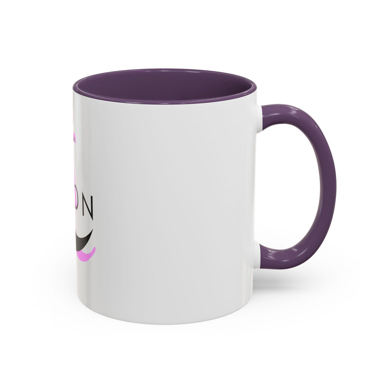 Axolotl Moon Coffee Mug — Cute Pink Axolotl Moonrise Accent Mug (11/15oz)
