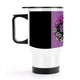 Ax Moon Cherry Blossom  Travel Coffee Mug with Handle (14oz) (Made in USA)