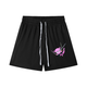 Moon Mesh Drawstring Shorts