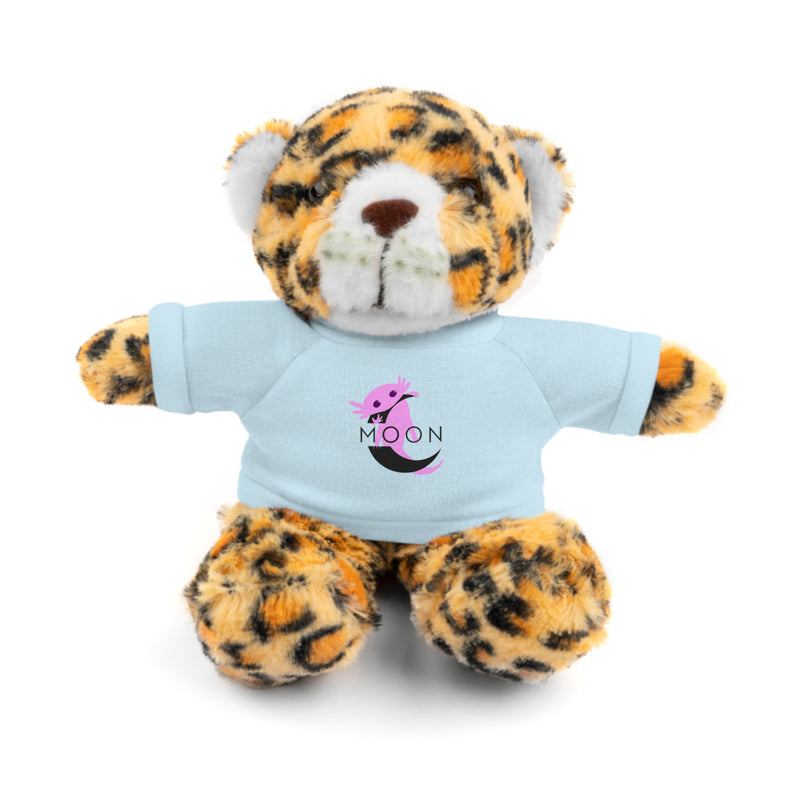 Plush Bear with 'Moon' Tee - Soft Brown Teddy Gift for Kids & Baby Showers