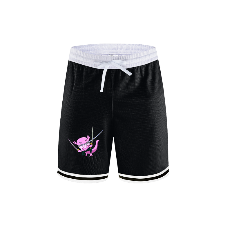 Classic Stripe Trim Basketball Shorts