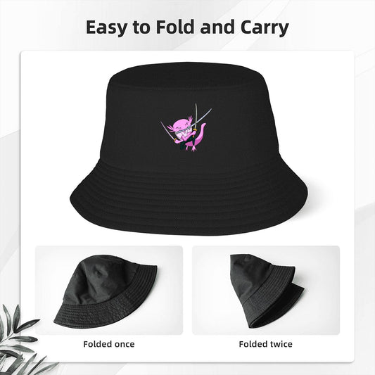 Ax Moon Sword Adult Double-Layer Bucket Hat (Made in USA)