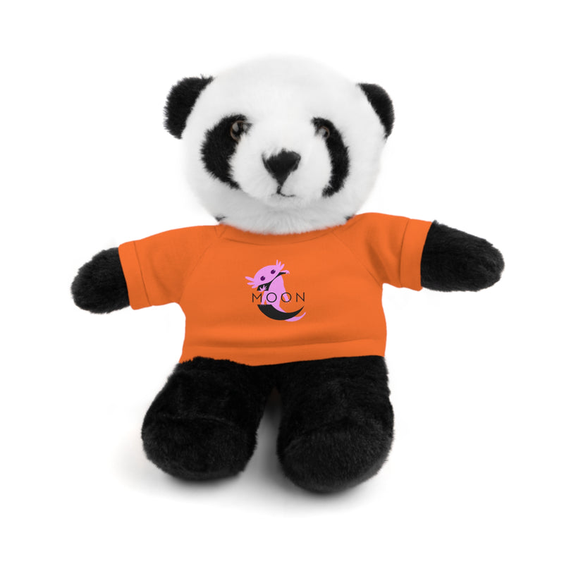 Plush Bear with 'Moon' Tee - Soft Brown Teddy Gift for Kids & Baby Showers