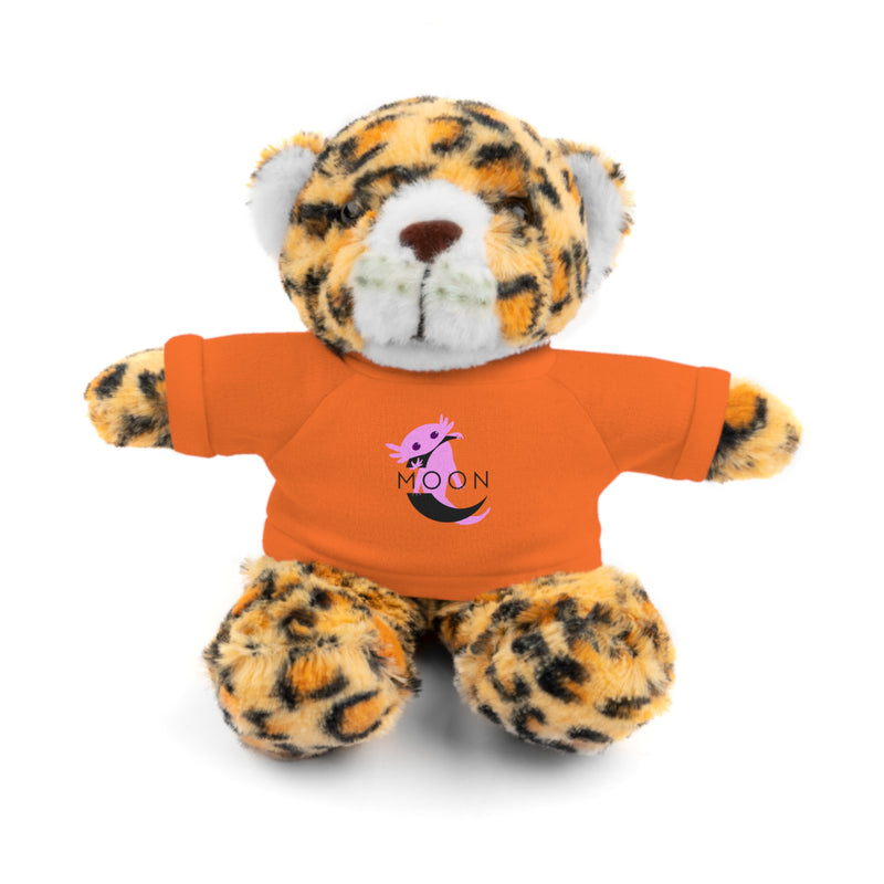 Plush Bear with 'Moon' Tee - Soft Brown Teddy Gift for Kids & Baby Showers