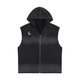 Moon Sword Vintage Washed Zip-Up Hooded Tank Top