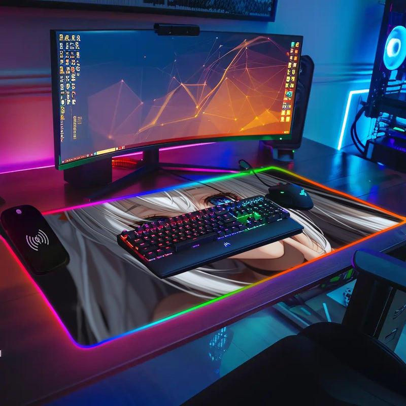 Bella Wireless Charging RGB Mouse Pad (9:4)