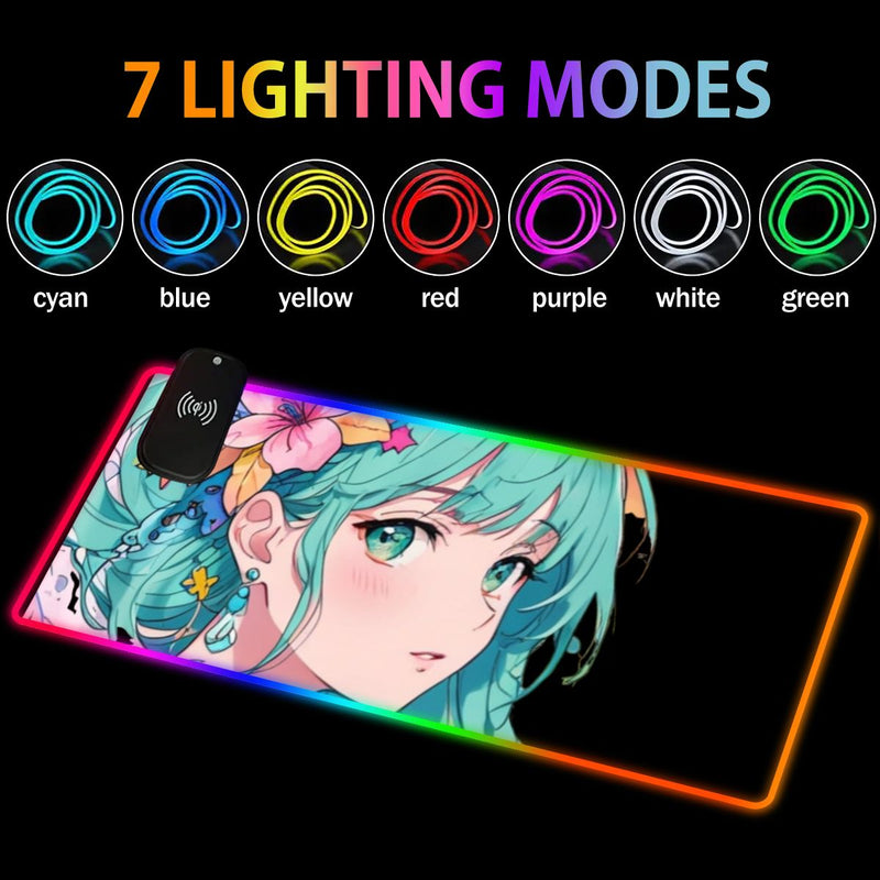Moonlight Wireless Charging RGB Mouse Pad (9:4)