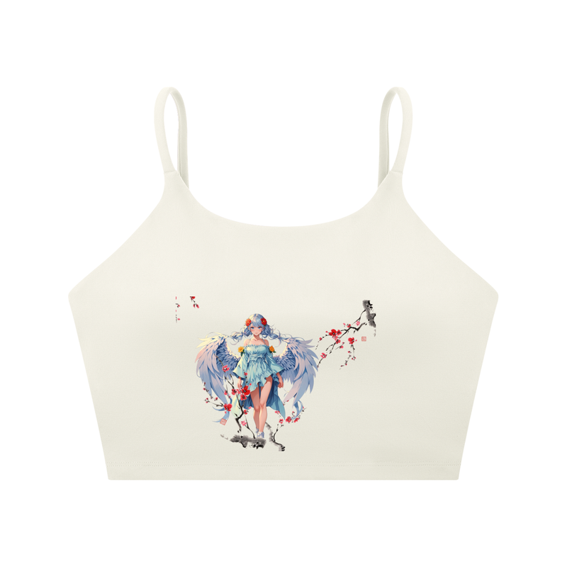 Spaghetti Strap Yoga Sports Bra