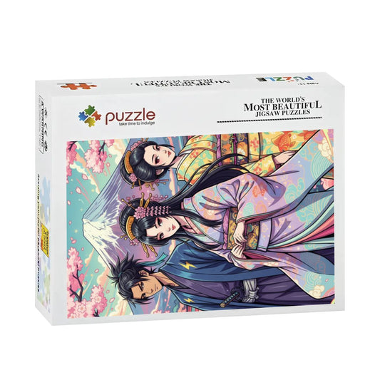 Japanese Wooden Jigsaw Puzzles 300 pcs (Vertical)