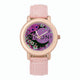 Ax Moon Cherry Blossom Women's Leather Watch