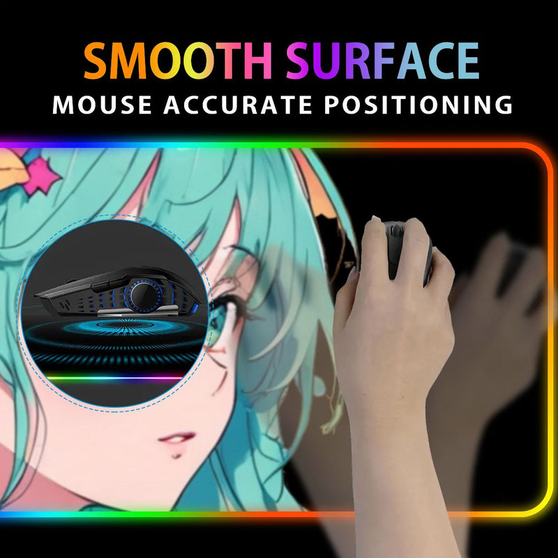 Moonlight Wireless Charging RGB Mouse Pad (9:4)