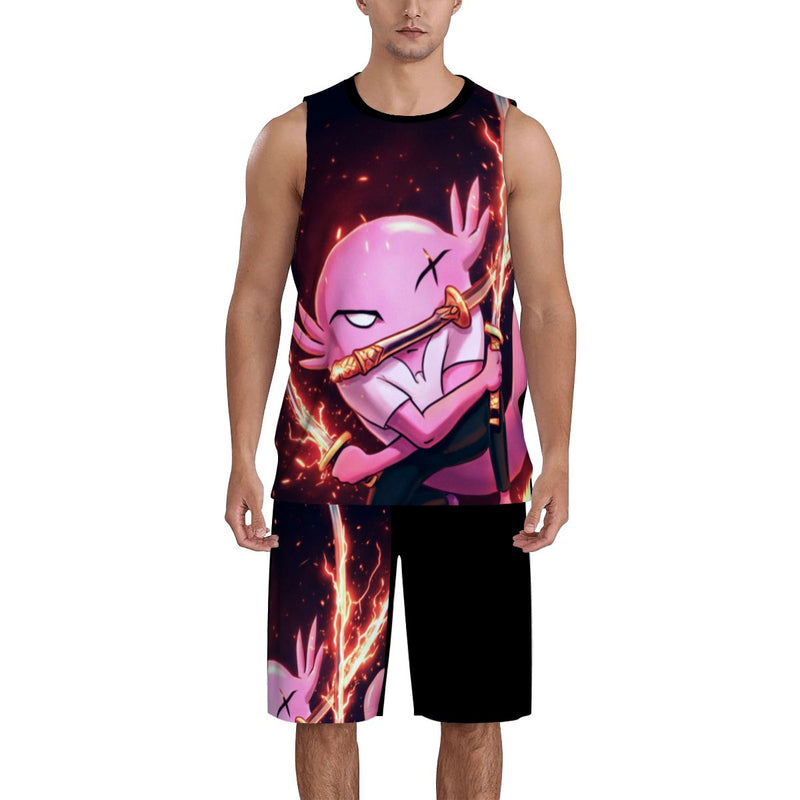 Ax Moon Flame Men's Basketball Jersey (AOP)