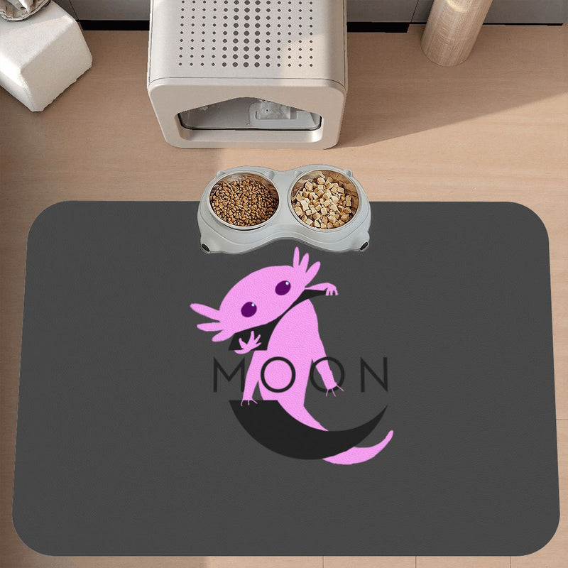 Ax Moon PU Leather Dog Food Mat