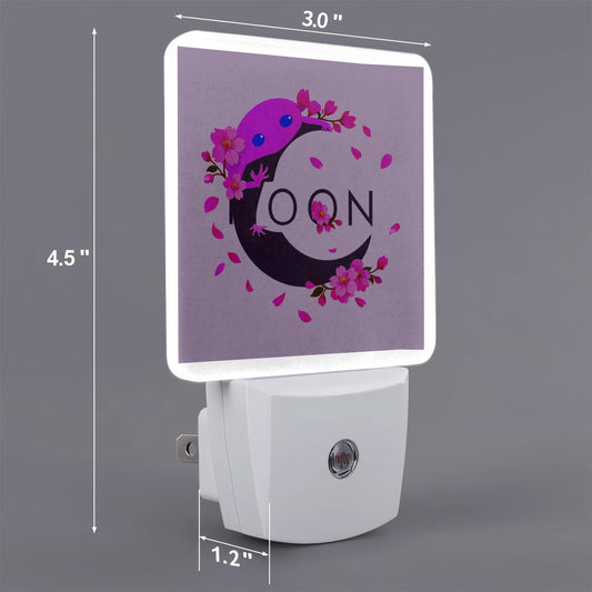 Ax Moon Cherry Blossom LED Night Light Set of 2