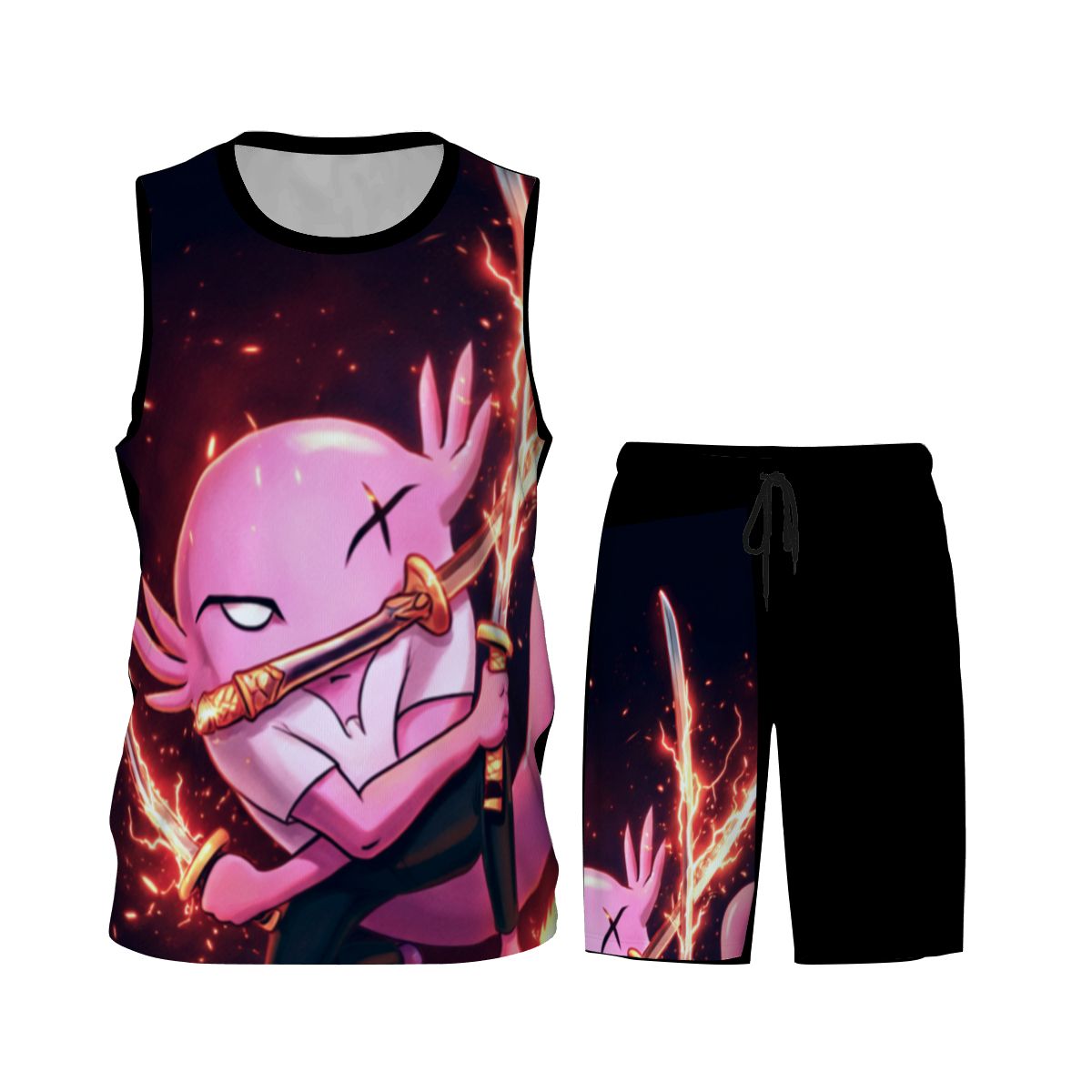 Ax Moon Flame Men's Basketball Jersey (AOP)