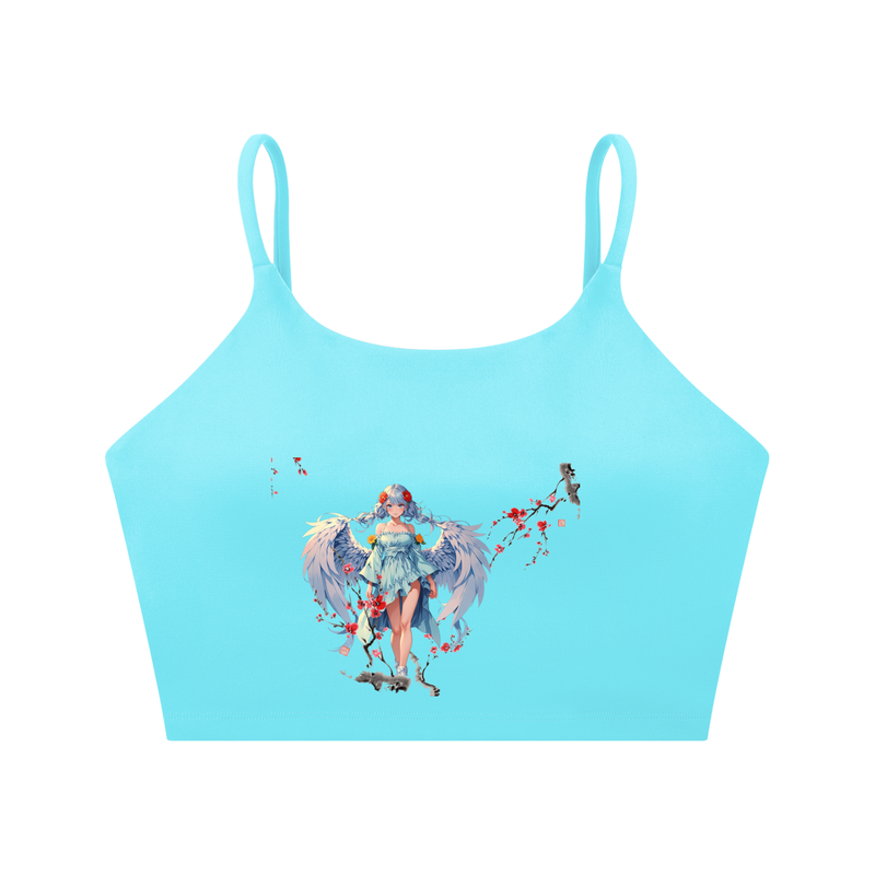 Spaghetti Strap Yoga Sports Bra